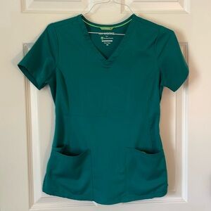 HH WORKS by Healing Hands Scrub Top - Hunter Green